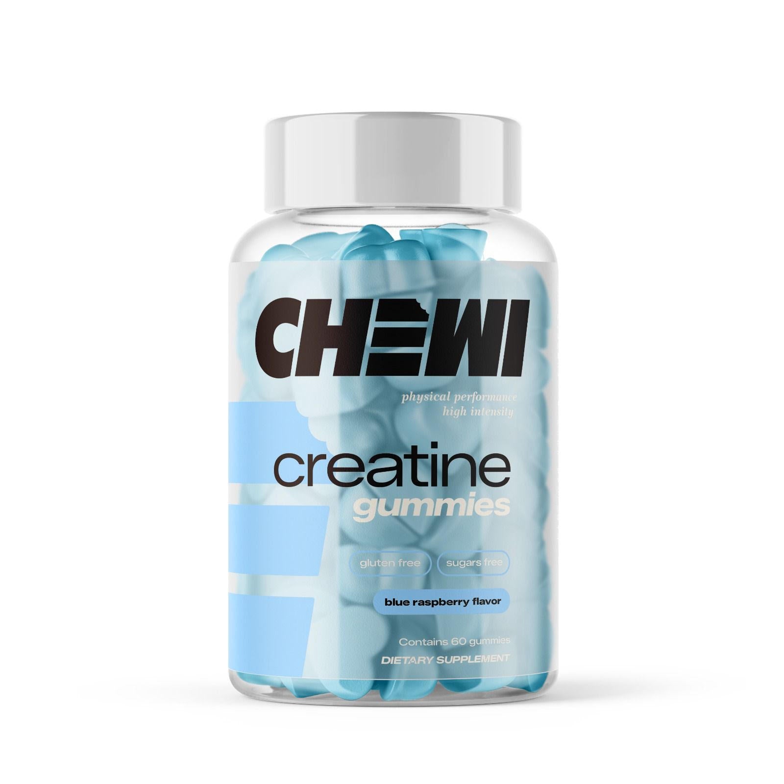 Chewi Blue Raspberry Creatine Gummies